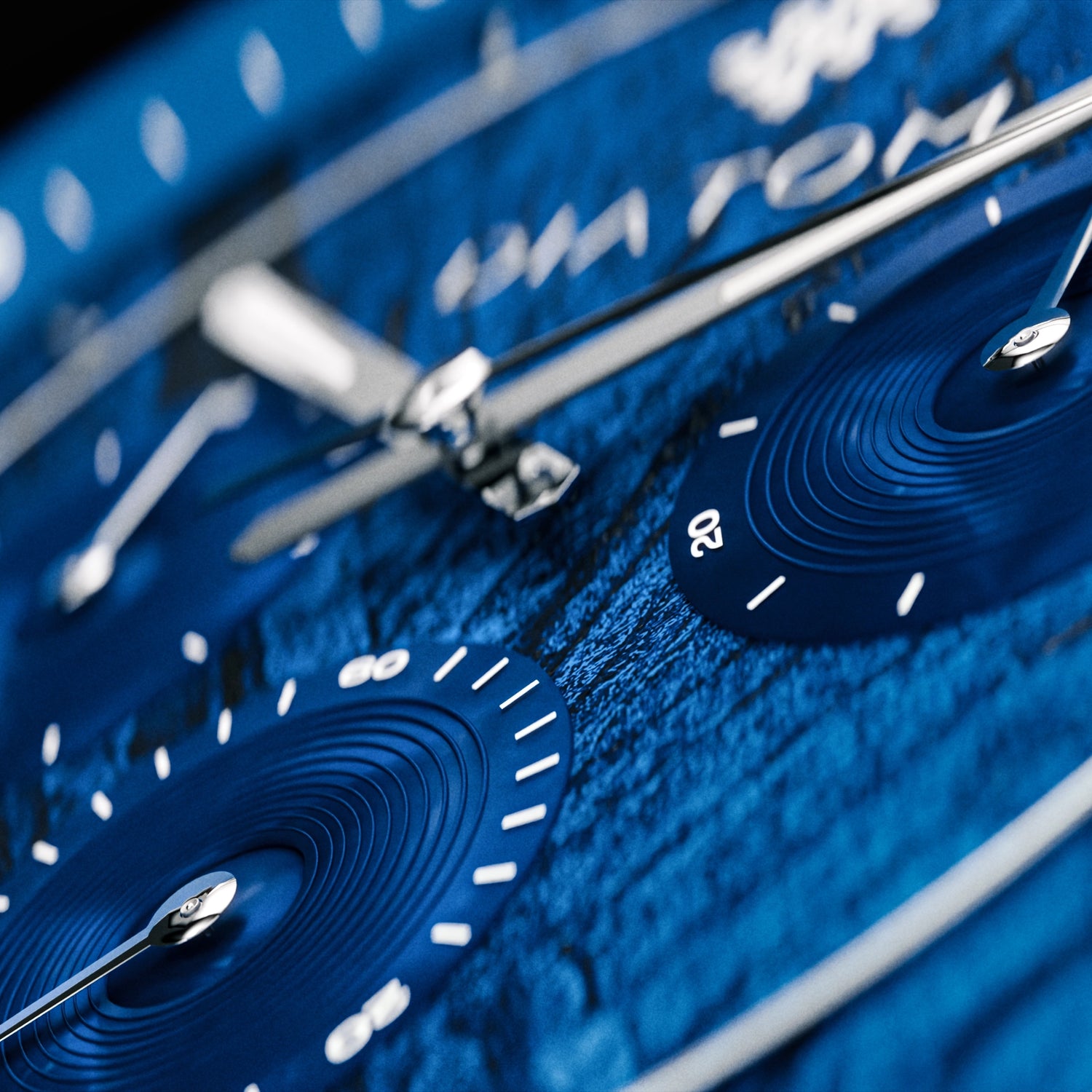 Blue Dot MkII Meteorite Watch hands