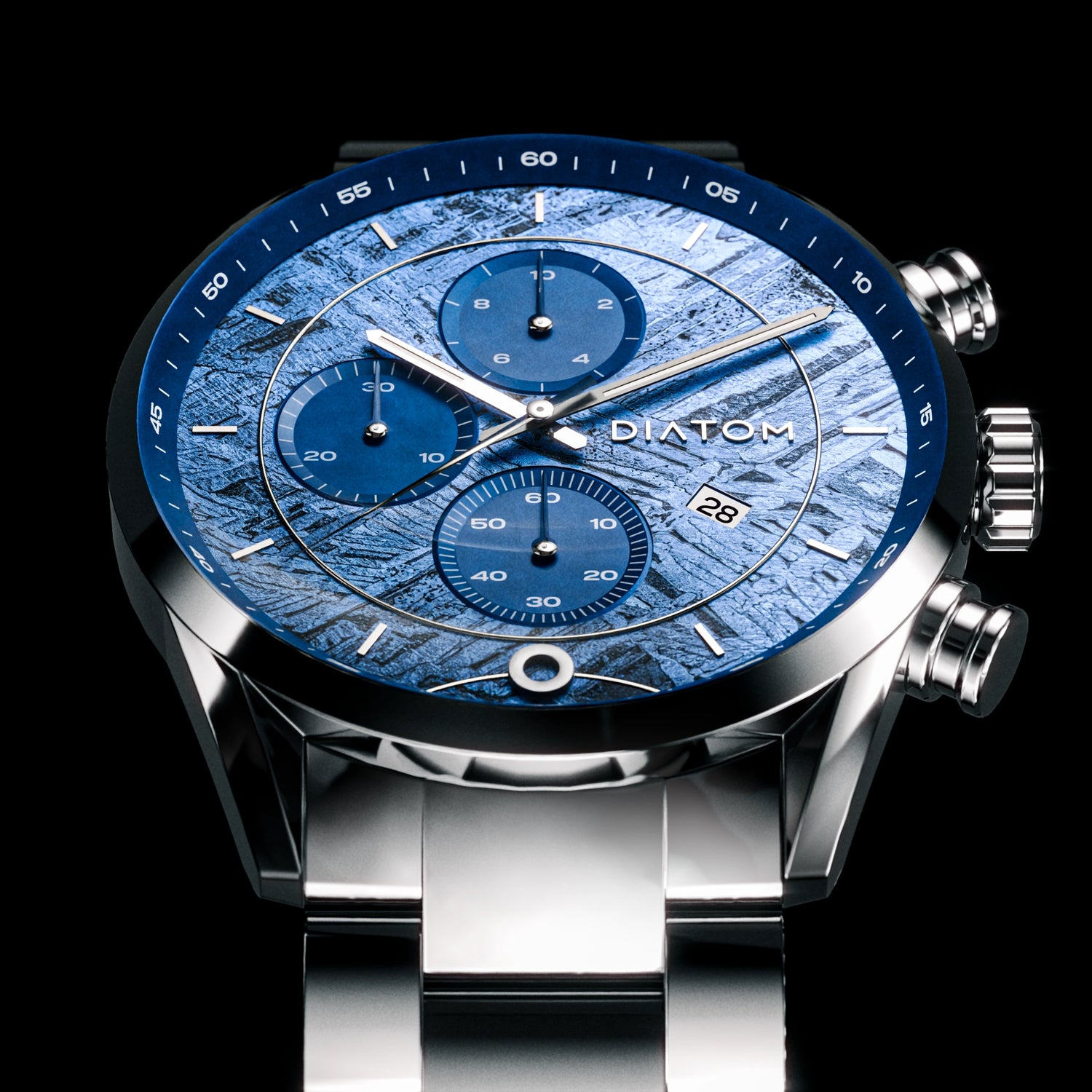 Blue Dot Meteorite Dial Space Flown Luxury Watch