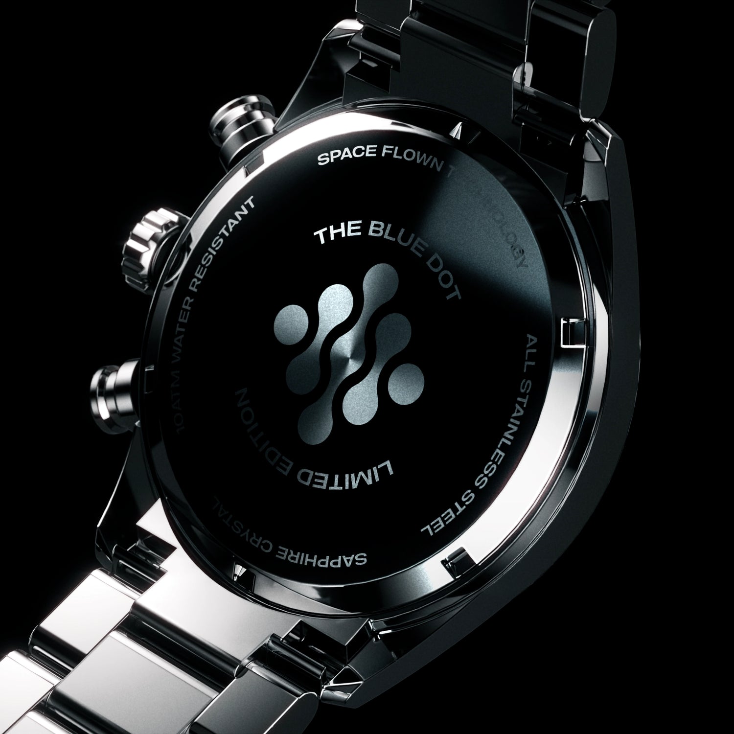 Blue Dot Meteorite Dial Space Flown Watch