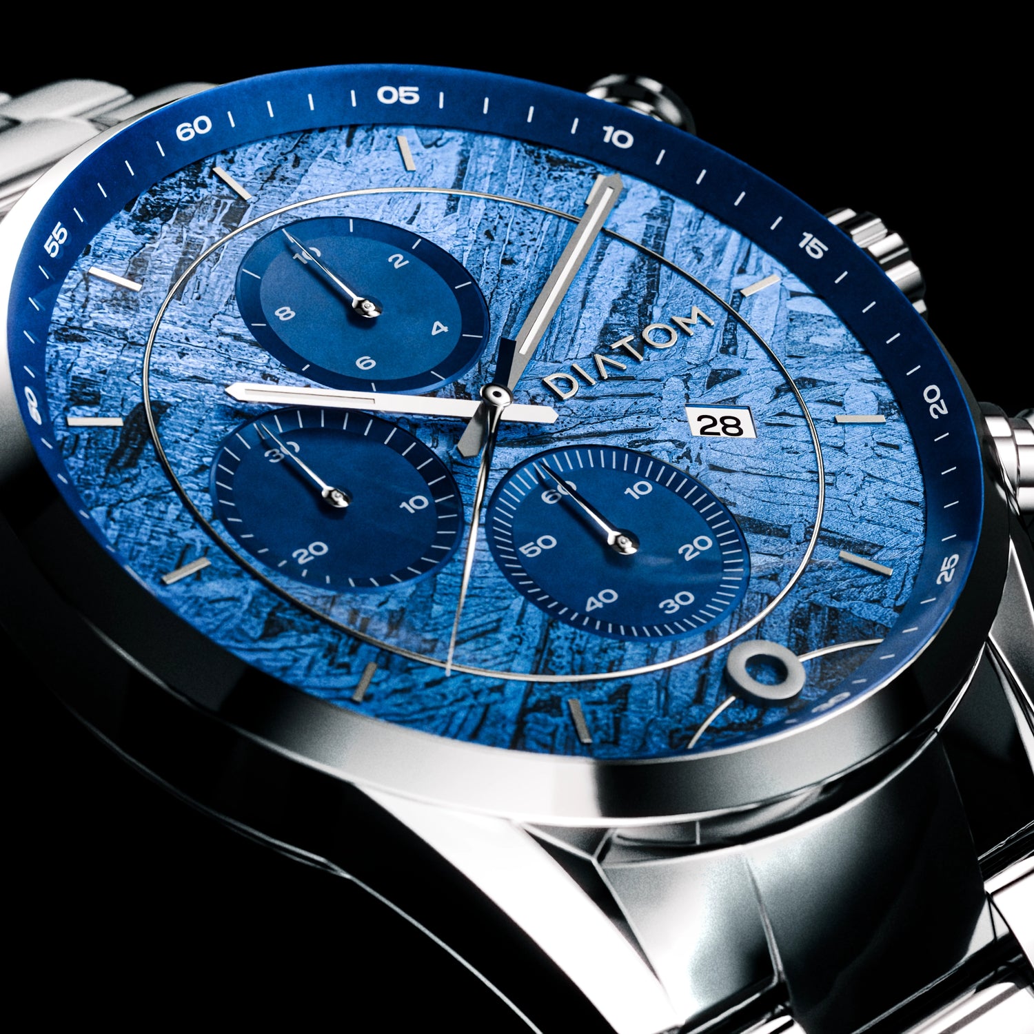 Blue Dot Meteorite Dial Space Flown Watch