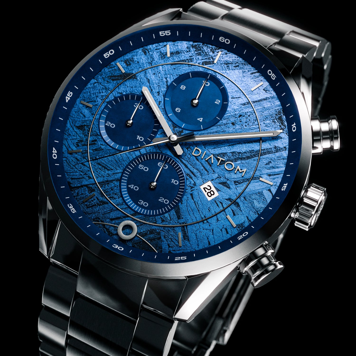 Blue Dot Meteorite Dial Space Flown Watch