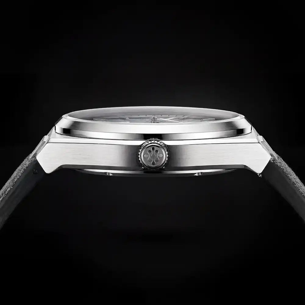 Grey Meteorite Watch side view