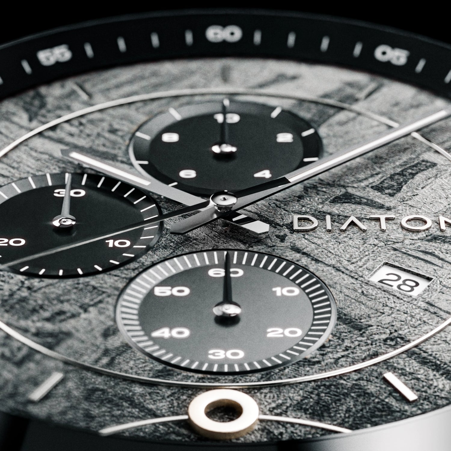 Grey Dot Meteorite Dial Space Flown Watch
