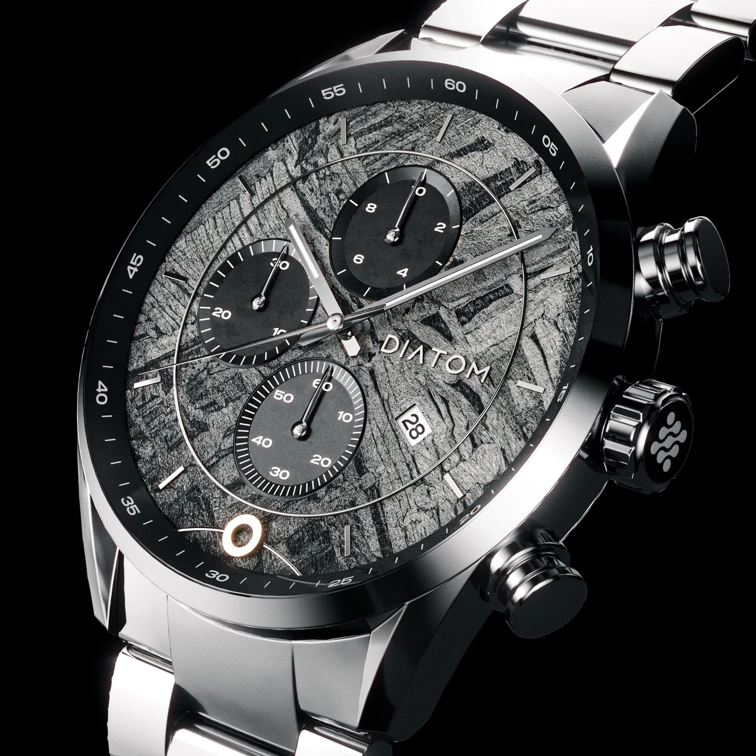 Grey Dot Meteorite Dial Space Flown Watch