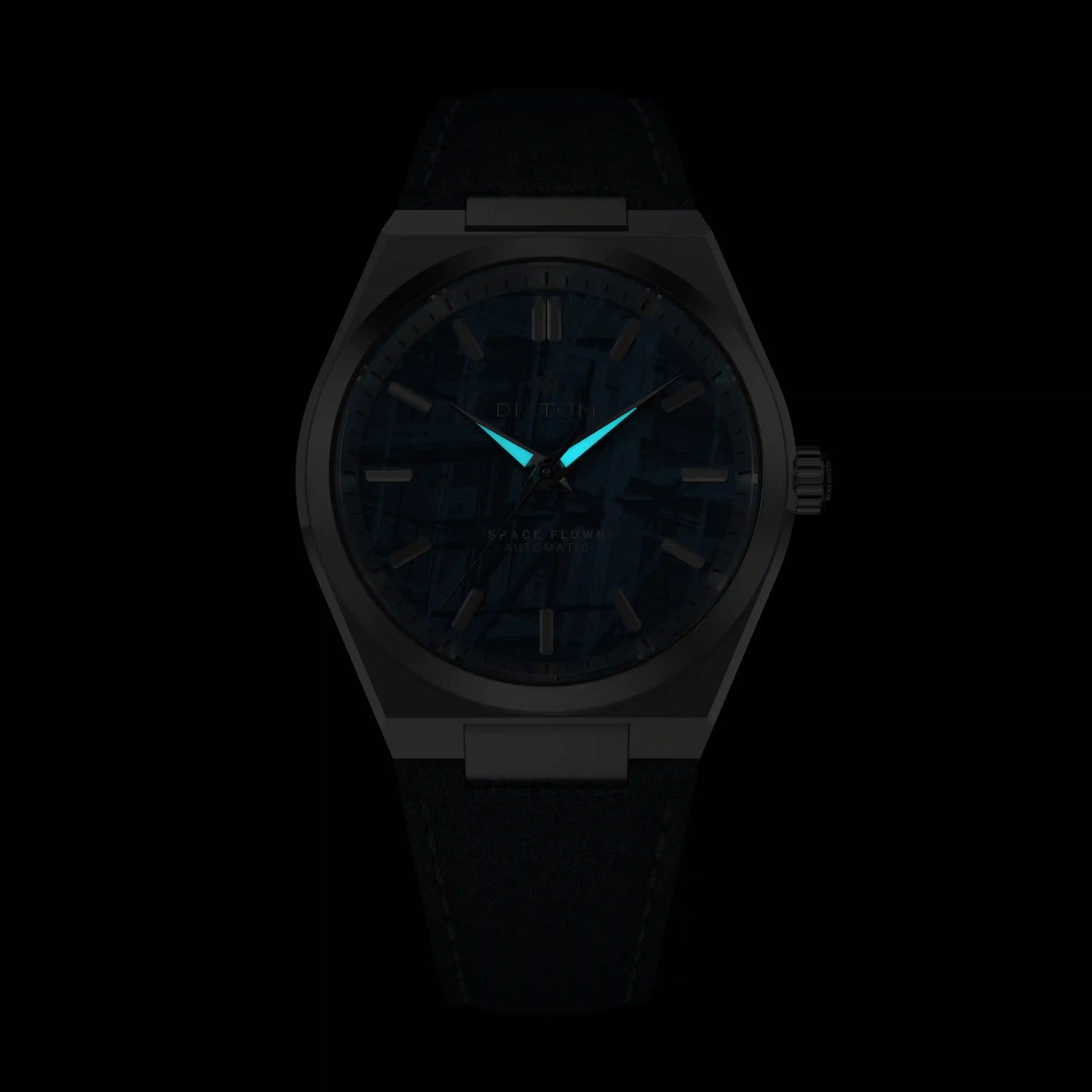 Blue Meteorite Watch Lume
