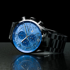 Blue Dot Meteorite Dial Space Flown Watch