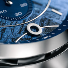 Blue Dot Meteorite Dial Space Flown Watch