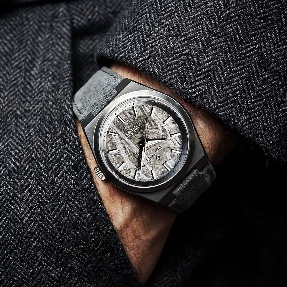 Grey Meteorite Watch lifestyle shot