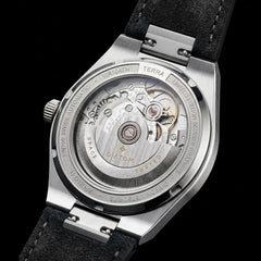 Grey Meteorite Watch back view