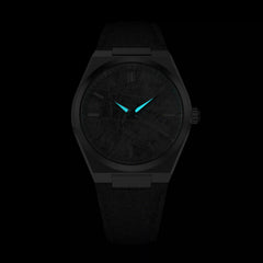 Grey Meteorite Watch Lume