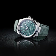 Turqoise Meteorite Watch on flat surface