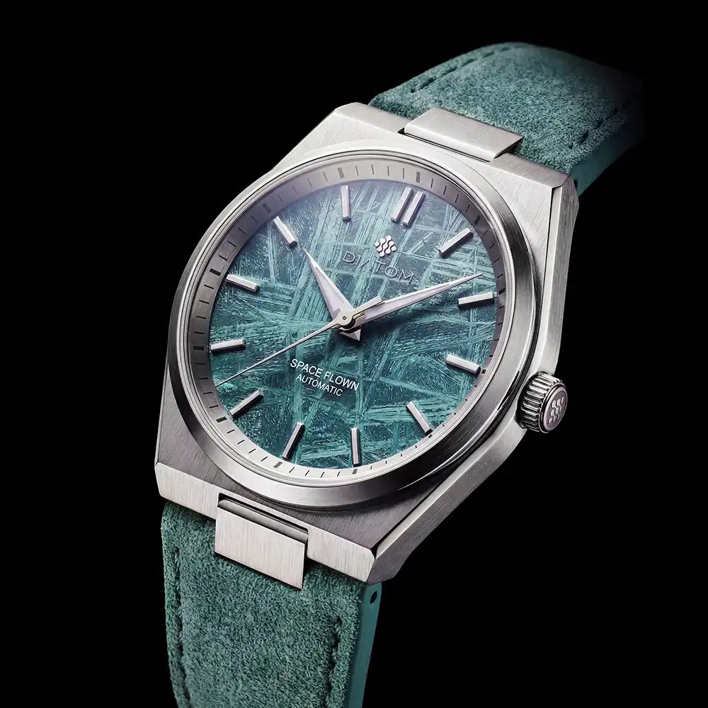 Turqoise Meteorite Watch left view