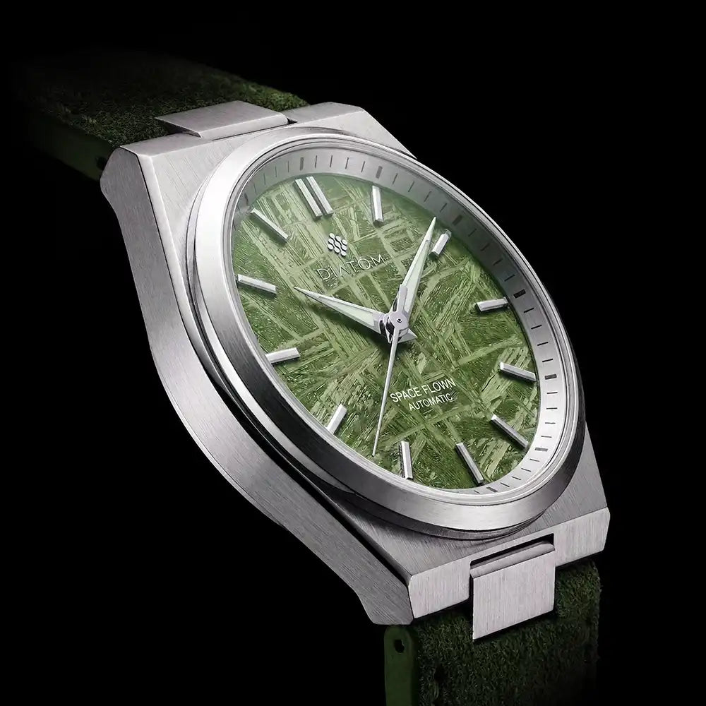 Green Meteorite watch right view