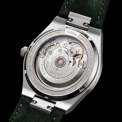 Green Meteorite watch back view